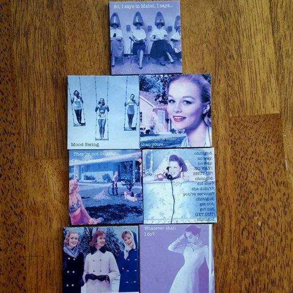 7 Magnets - 2-1/4" x 2-1/4" each - Picture 1 of 2